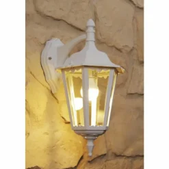Luminaires Konstsmide Applique murale d'extérieur Konstsmide FIRENZE Transparent, Blanc, 1 lumière