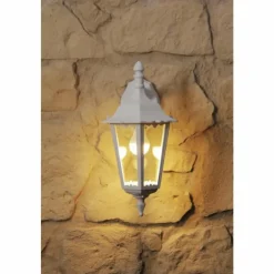 Luminaires Konstsmide Applique murale d'extérieur Konstsmide FIRENZE Transparent, Blanc, 1 lumière