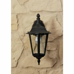 Luminaires Konstsmide Applique murale d'extérieur Konstsmide FIRENZE Noir, Transparent, 1 lumière