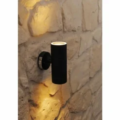 Luminaires Konstsmide Applique murale d'extérieur Konstsmide MODENA Noir, 2 lumières