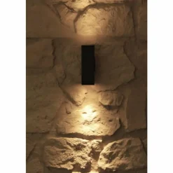 Luminaires Konstsmide Applique murale d'extérieur Konstsmide MONZA Anthracite, Noir, 1 lumière