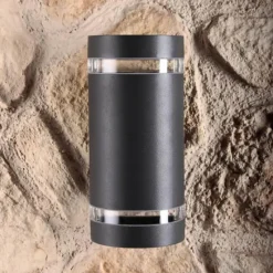 Luminaires Lutec Applique murale d'extérieur LUTEC FOCUS Anthracite, 2 lumières