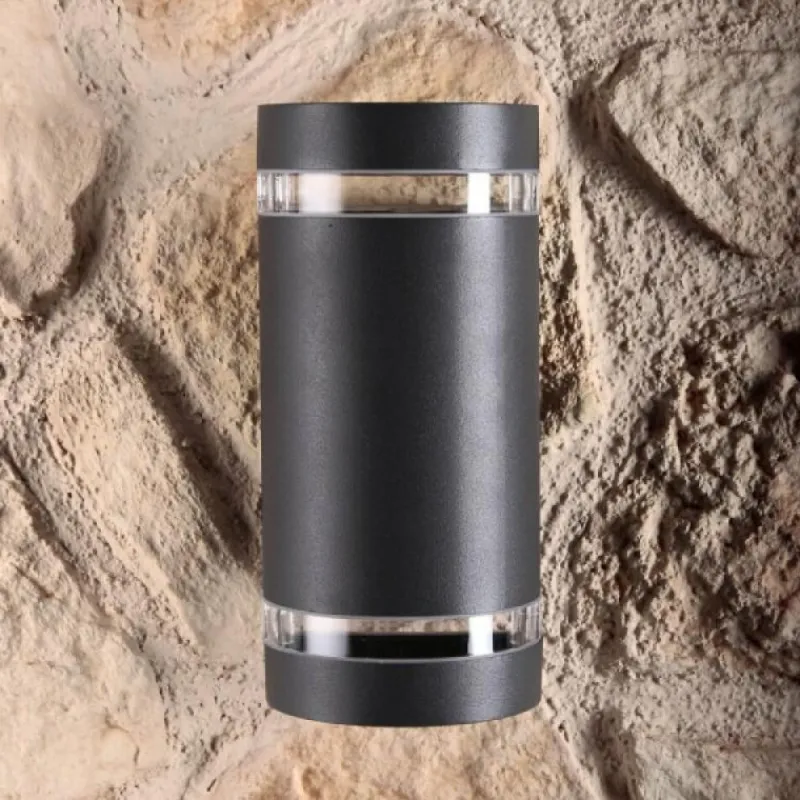 Luminaires Lutec Applique murale d'extérieur LUTEC FOCUS Anthracite, 2 lumières