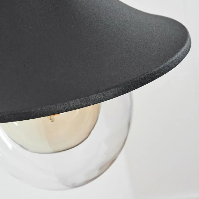 hofstein Applique murale d'extérieur Brilliant Berna Noir, 1 lumière