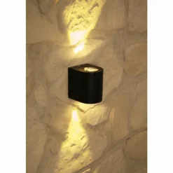 Luminaires Nordlux Applique murale d'extérieur Nordlux CANTO LED Noir, 2 lumières