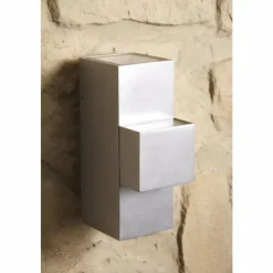 Luminaires Konstsmide Applique murale d'extérieur Konstsmide MONZA LED Acier inoxydable, 2 lumières