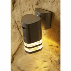 Luminaires Konstsmide Applique murale d'extérieur Konstsmide Modena Acier inoxydable