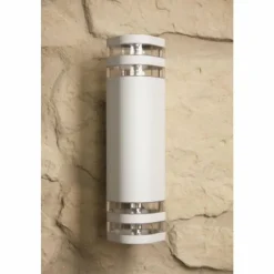 Luminaires Konstsmide Applique murale d'extérieur Konstsmide MODENA Blanc, 2 lumières