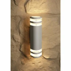 Luminaires Konstsmide Applique murale d'extérieur Konstsmide MODENA Blanc, 2 lumières