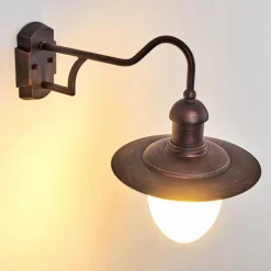 hofstein Applique murale d'extérieur Lucide ARUBA Brun, Rouille, 1 lumière