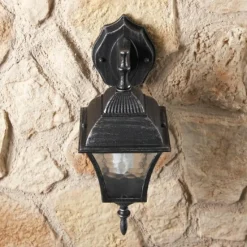 Luminaires Rabalux Applique murale d'extérieur Rabalux Toscana Noir