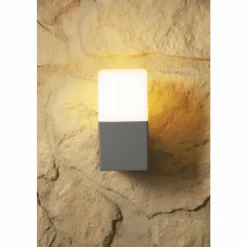 Luminaires Trio Applique murale d'extérieur Trio HUDSON Acier inoxydable, 1 lumière