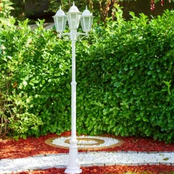 Luminaires Rustiques-hofstein Applique murale d'extérieur LED Lutec FOCUS Blanc, 3 lumières