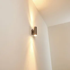 hofstein Applique murale d'extérieur Malaga Acier inoxydable, 2 lumières