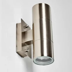 hofstein Applique murale d'extérieur Malaga Acier inoxydable, 2 lumières