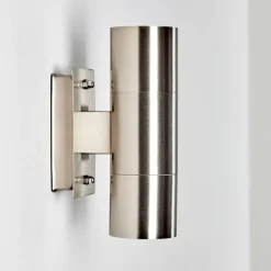hofstein Applique murale d'extérieur Malaga Acier inoxydable, 2 lumières