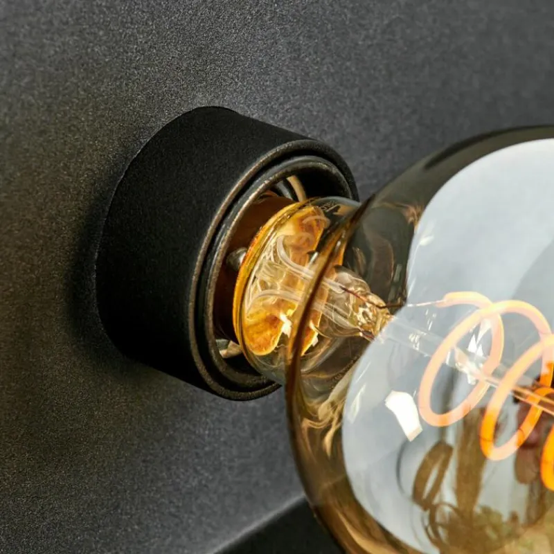 hofstein Applique murale Diamoukope Noir, 1 lumière