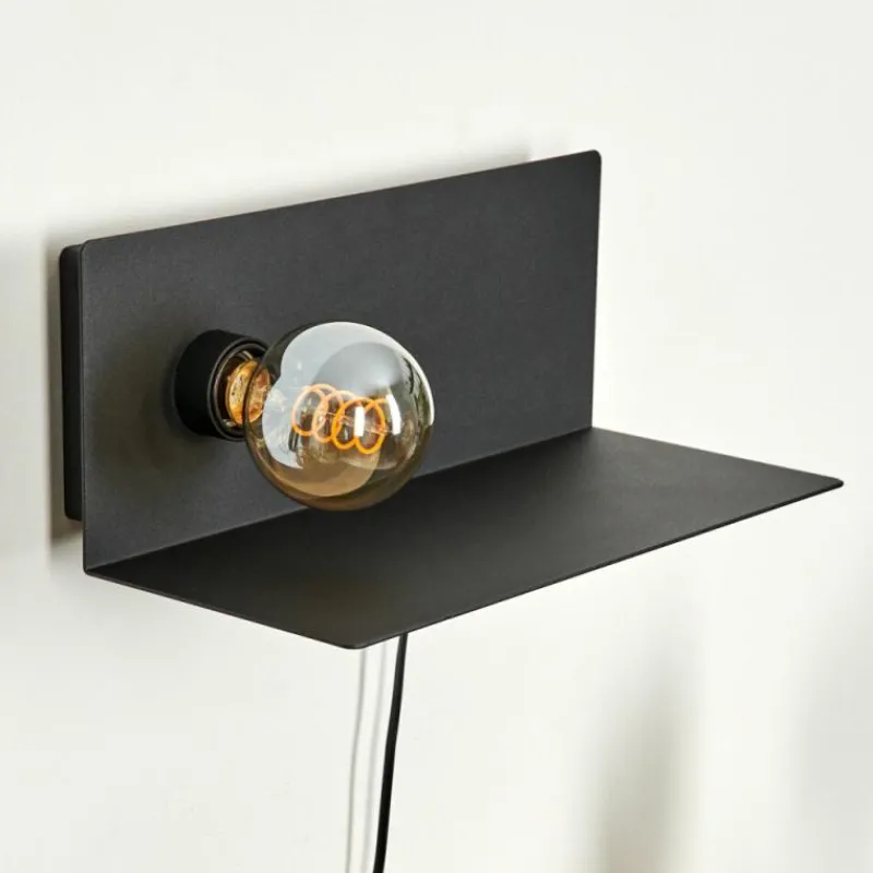 hofstein Applique murale Diamoukope Noir, 1 lumière