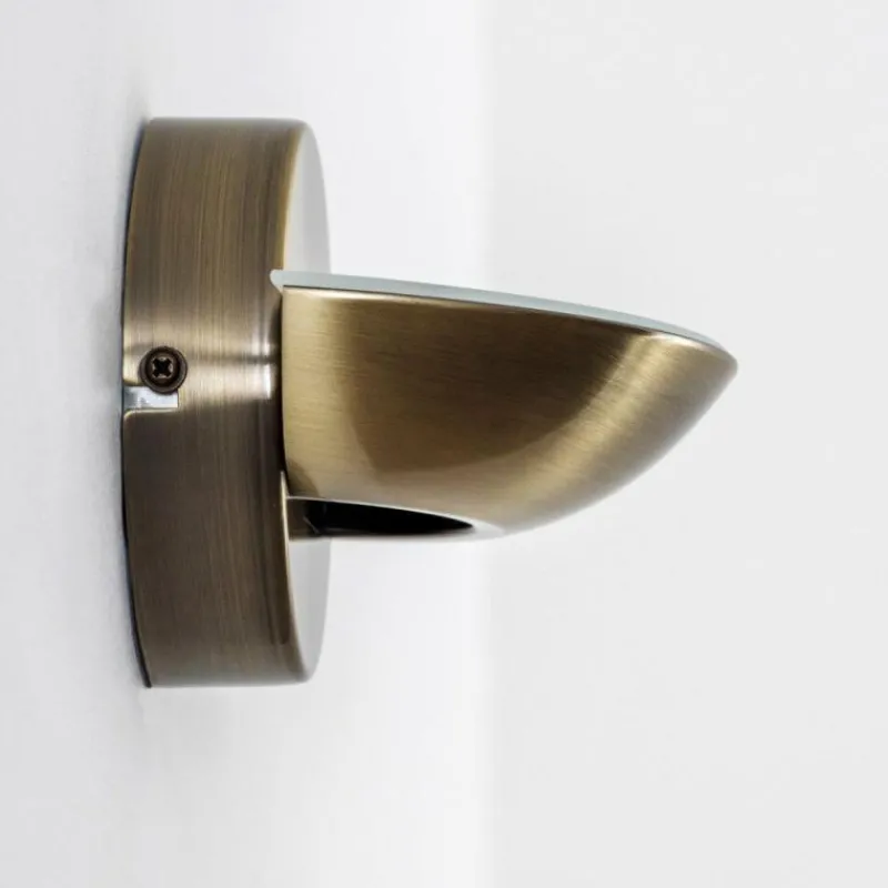 hofstein Applique murale Dominical LED Laiton, 2 lumières