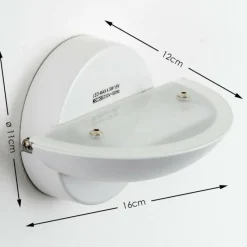 hofstein Applique murale Dominical LED Blanc, 2 lumières