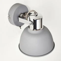 hofstein Applique murale Dompierre Gris, Blanc, 1 lumière* Appliques