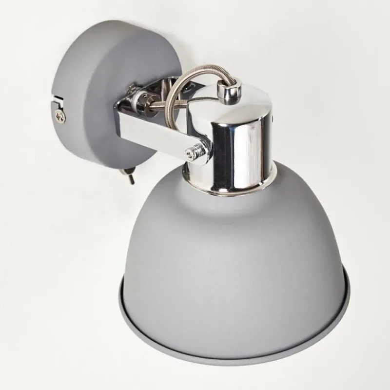 hofstein Applique murale Dompierre Gris, Blanc, 1 lumière* Appliques