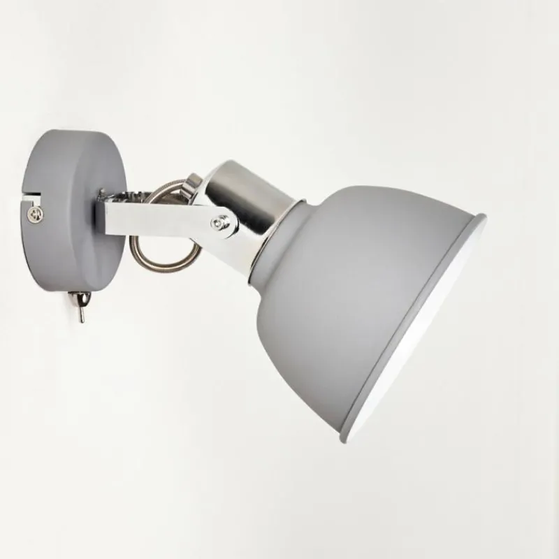 hofstein Applique murale Dompierre Gris, Blanc, 1 lumière* Appliques