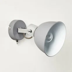 hofstein Applique murale Dompierre Gris, Blanc, 1 lumière* Appliques