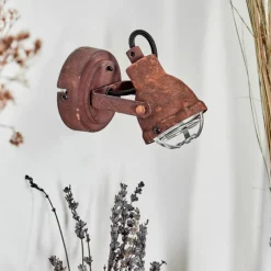 hofstein Applique murale Drobak Rouille, 1 lumière