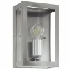 Luminaires Rustiques-hofstein Applique murale Eglo ALAMONTE Acier inoxydable, 1 lumière