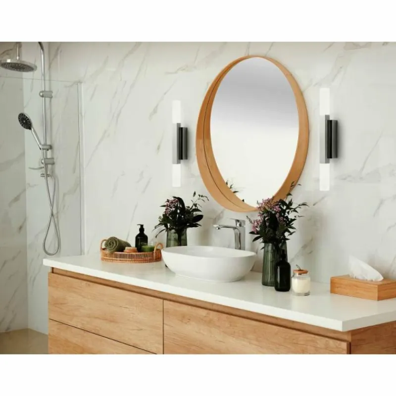 Luminaires Eglo Applique murale Eglo ALCUDIA LED Chrome, 2 lumières* Éclairage Led