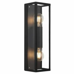 Luminaires Eglo Applique murale Eglo AMEZOLA Noir, 2 lumières