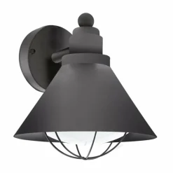 Lampes Vintages & Rétros-Luminaires Eglo Applique murale Eglo BARROSELA Noir, 1 lumière