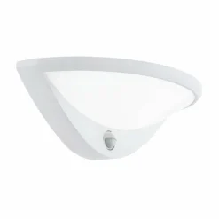 Luminaires Eglo Applique murale Eglo BELCREDA LED Blanc, 1 lumière, Détecteur de mouvement