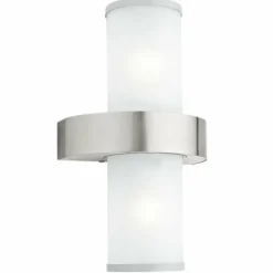 Luminaires Eglo Applique murale Eglo BEVERLY Acier inoxydable