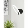 Luminaires Eglo Applique murale Eglo CARANACOA LED Noir, 1 lumière* Appliques