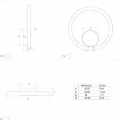 Luminaires Eglo Applique murale Eglo CARANACOA LED Noir, 1 lumière* Appliques