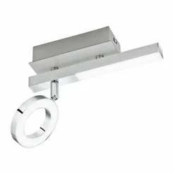 Luminaires Eglo Applique murale Eglo CARDILLIO 1 LED Aluminium, Chrome, 1 lumière* Éclairage Led