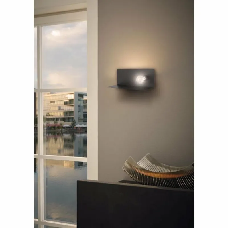 Luminaires Eglo Applique murale EGLO CIGLIE Noir, 1 lumière* Appliques