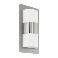 Luminaires Eglo Applique murale EGLO CISTIERNA Acier inoxydable, 2 lumières