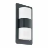 Luminaires Eglo Applique murale EGLO CISTIERNA Anthracite, 2 lumières