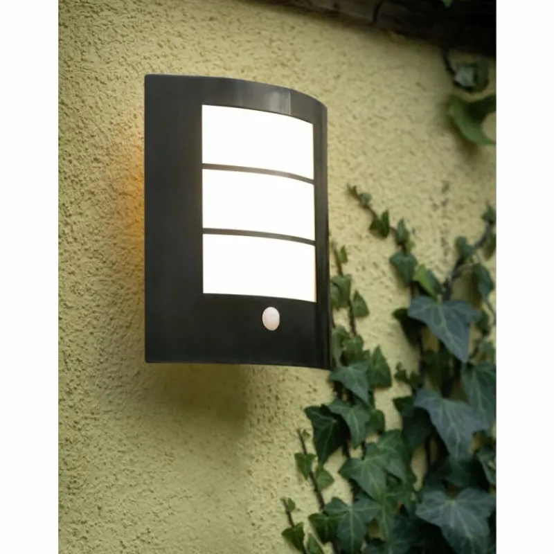 Luminaires Eglo Applique murale Eglo CITY Acier inoxydable, Détecteur de mouvement