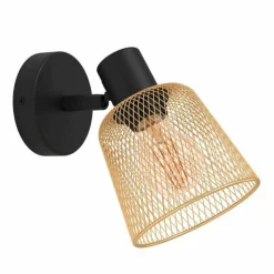 Luminaires Eglo Applique murale Eglo COSLADA Noir, 1 lumière* Spots Et Projecteurs