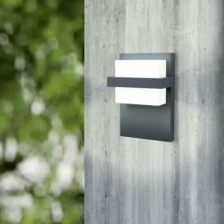 Luminaires Eglo Applique murale EGLO CULPINA LED Anthracite, 1 lumière