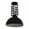 Lampes Industrielles-Luminaires Eglo Applique murale Eglo DONINGTON Crème, Noir, 1 lumière