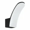 Luminaires Eglo Applique murale EGLO FIUMICINO LED Noir, 1 lumière