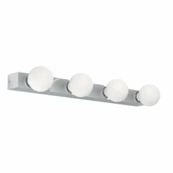 Luminaires Eglo Applique murale Eglo GUANAL Chrome, 4 lumières* Appliques