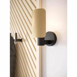 Luminaires Eglo Applique murale Eglo HAYES Laiton, Noir, 1 lumière* Appliques