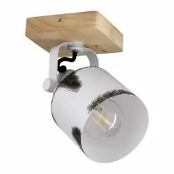 Lampes Industrielles-Luminaires Eglo Applique murale Eglo KILBURN Écru, 1 lumière