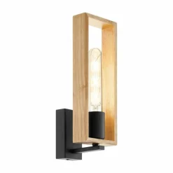 Luminaires Eglo Applique murale Eglo LITTLETON Noir, 1 lumière* Appliques